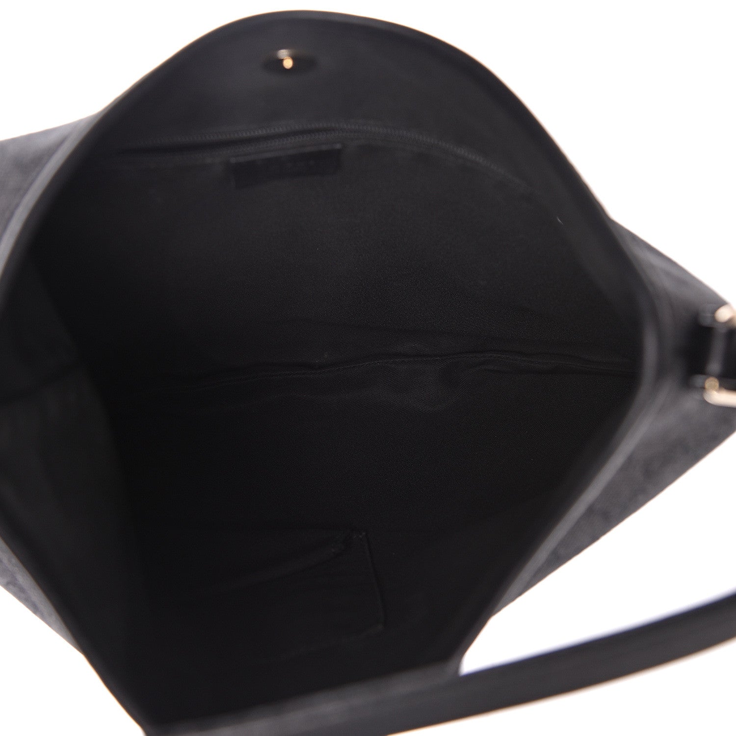 Gucci Denim Monogram Medium New Britt Hobo Black 4 of 10