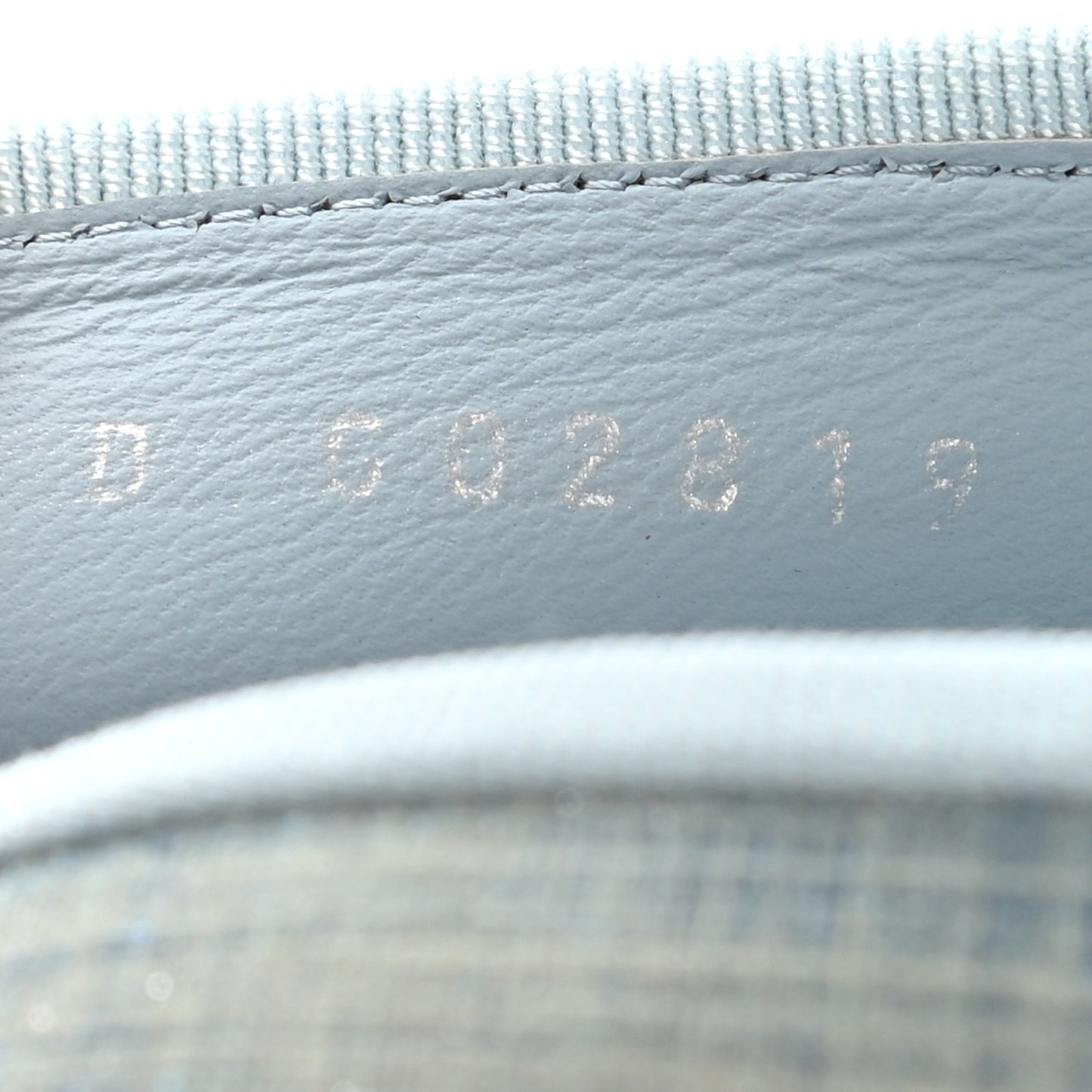 Suede Calfskin Lambskin CC Cap Toe Ballerina Flats 36.5 Light Blue