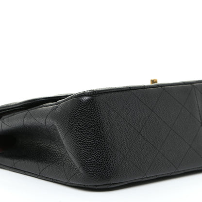 Chanel Caviar Quilted Jumbo Double Flap Black 9 of 17