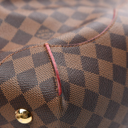 Louis Vuitton Damier Ebene Caissa Hobo Cherry 7 of 11