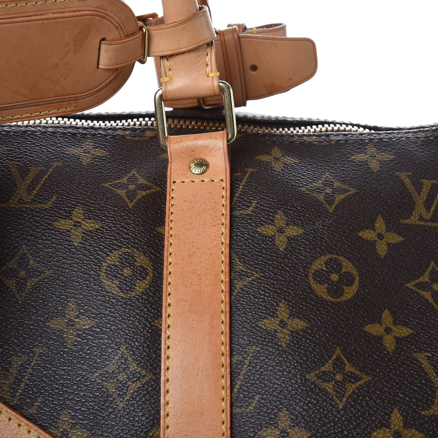 Louis Vuitton Monogram Keepall Bandouliere 55 10 of 22