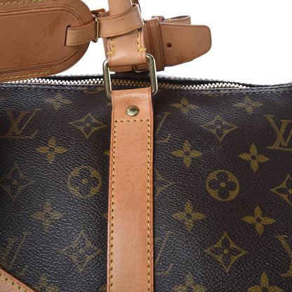 Louis Vuitton Monogram Keepall Bandouliere 55 10 of 22