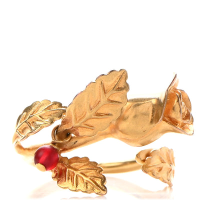 Christian Dior Flower Ring L Gold 1 of 5