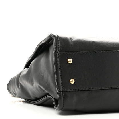 Chanel Calfskin Small Deauville Tote Black 10 of 13