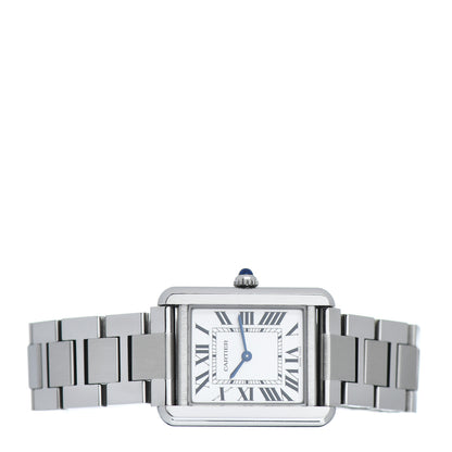 Cartier Stainless Steel 24mm Tank Solo Quartz Watch 2 of 4
