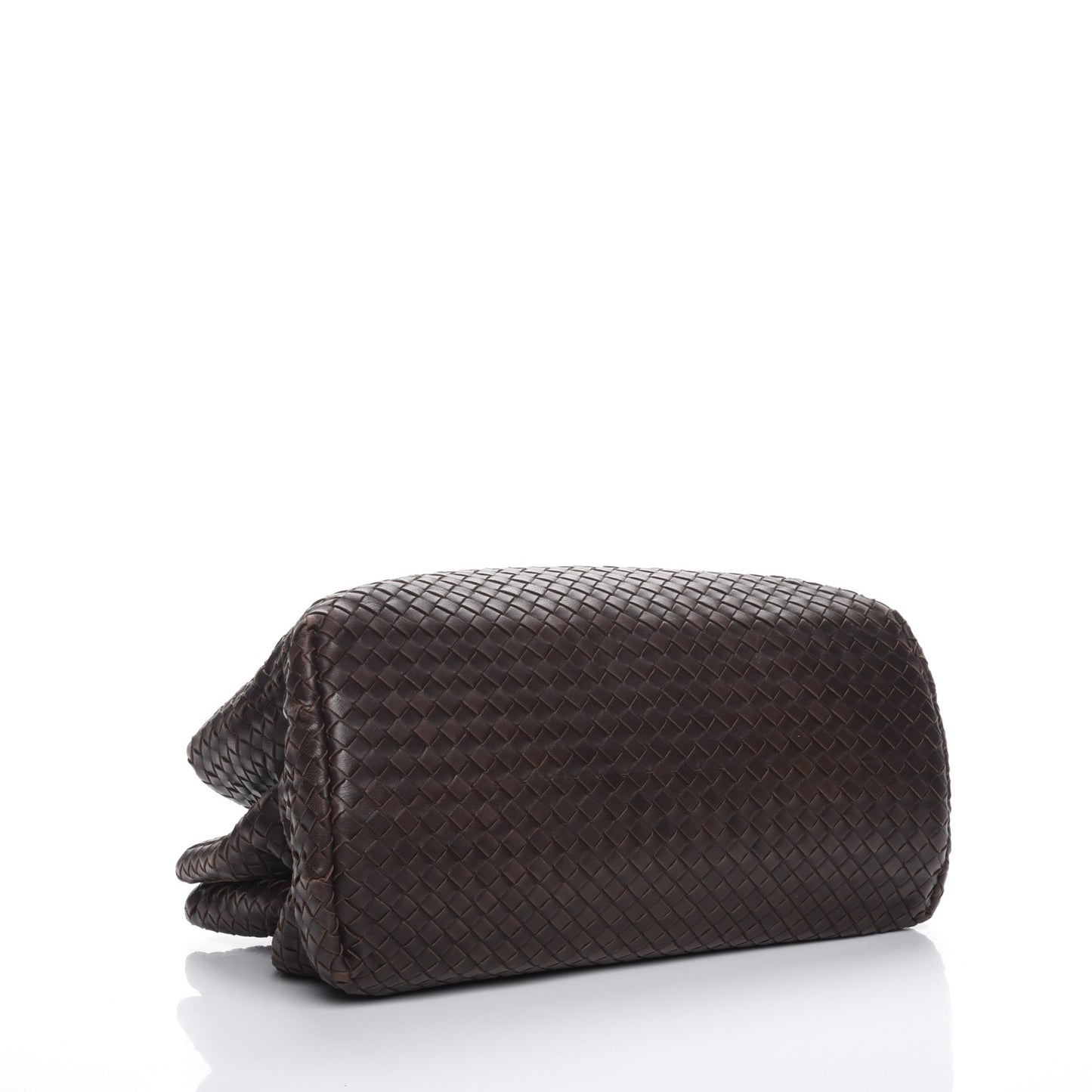 Nappa Intrecciato Medium Roma Tote Moro