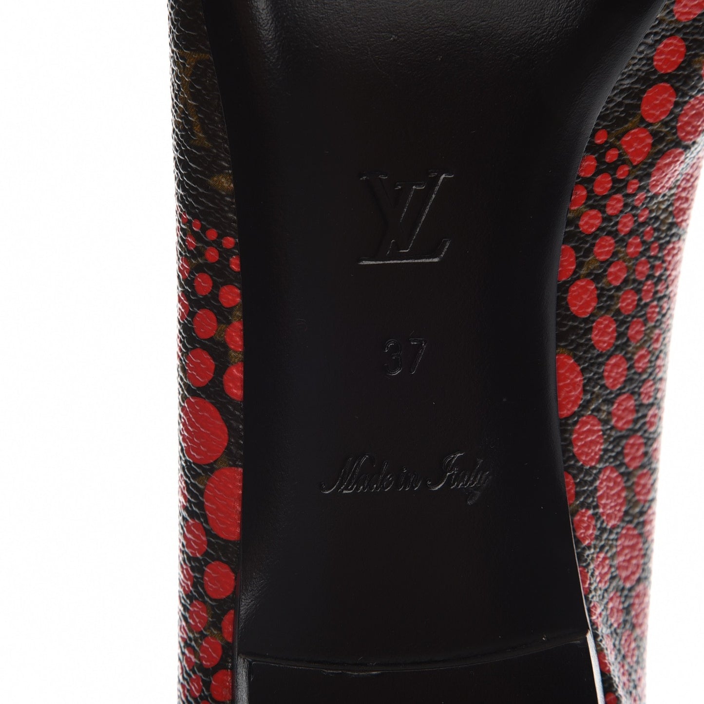 Monogram Kusama Town Flats 37 Red
