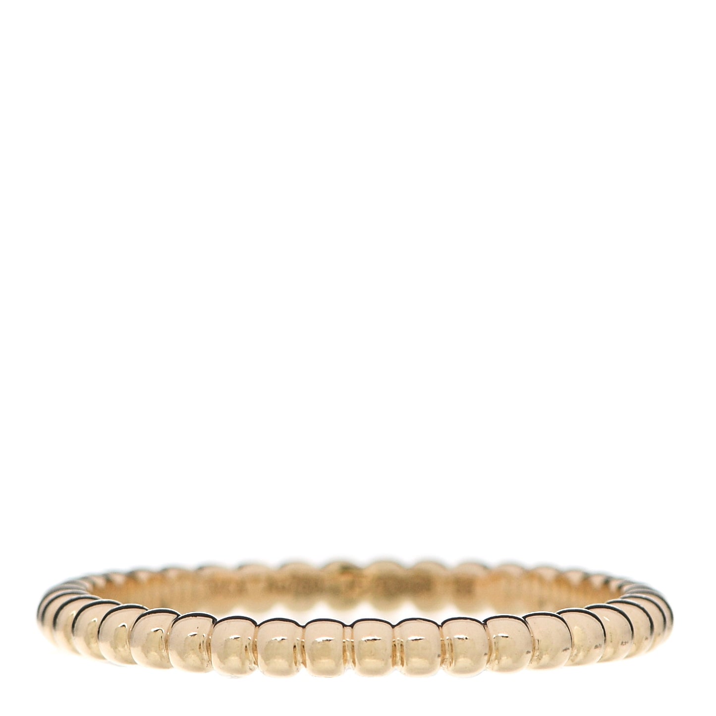 18K Yellow Gold Small Perlee Ring 58 8.25