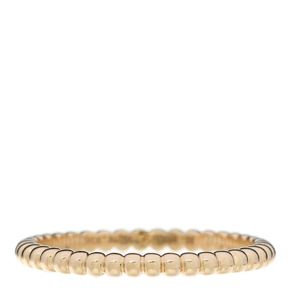 Van Cleef & Arpels 18K Yellow Gold Small Perlee Ring 58 8.25 1 of 5