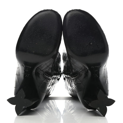 Louis Vuitton Eel Instinct High Boots 40 Black 5 of 12