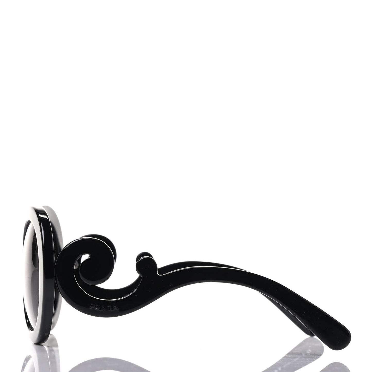 Acetate Baroque Sunglasses SPR 27N Black