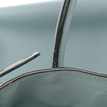 Hermes Taurillon Clemence Birkin 35 Ciel 15 of 26