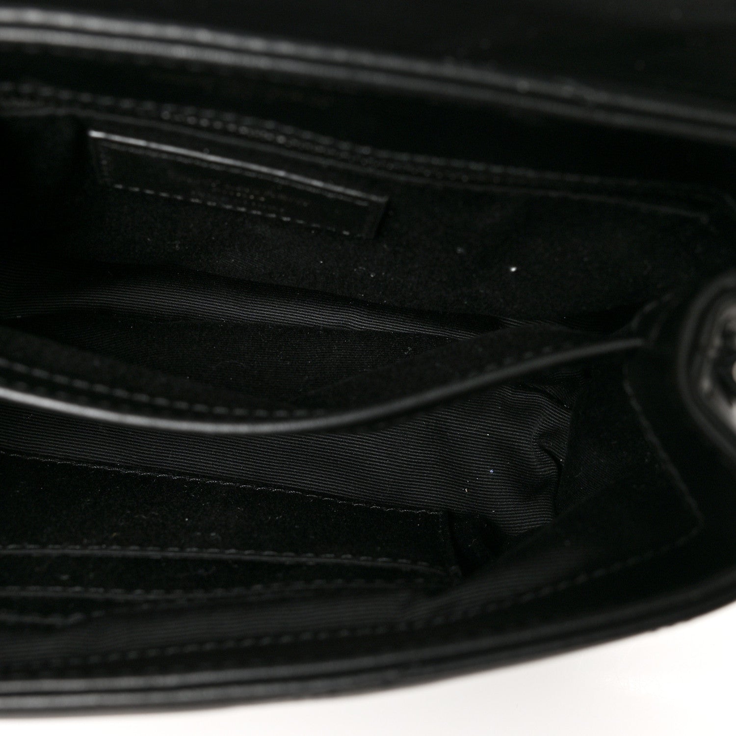 Saint Laurent Calfskin Y Quilted Monogram Toy Loulou Crossbody Bag Black 5 of 12