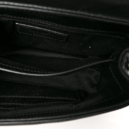 Saint Laurent Calfskin Y Quilted Monogram Toy Loulou Crossbody Bag Black 5 of 12