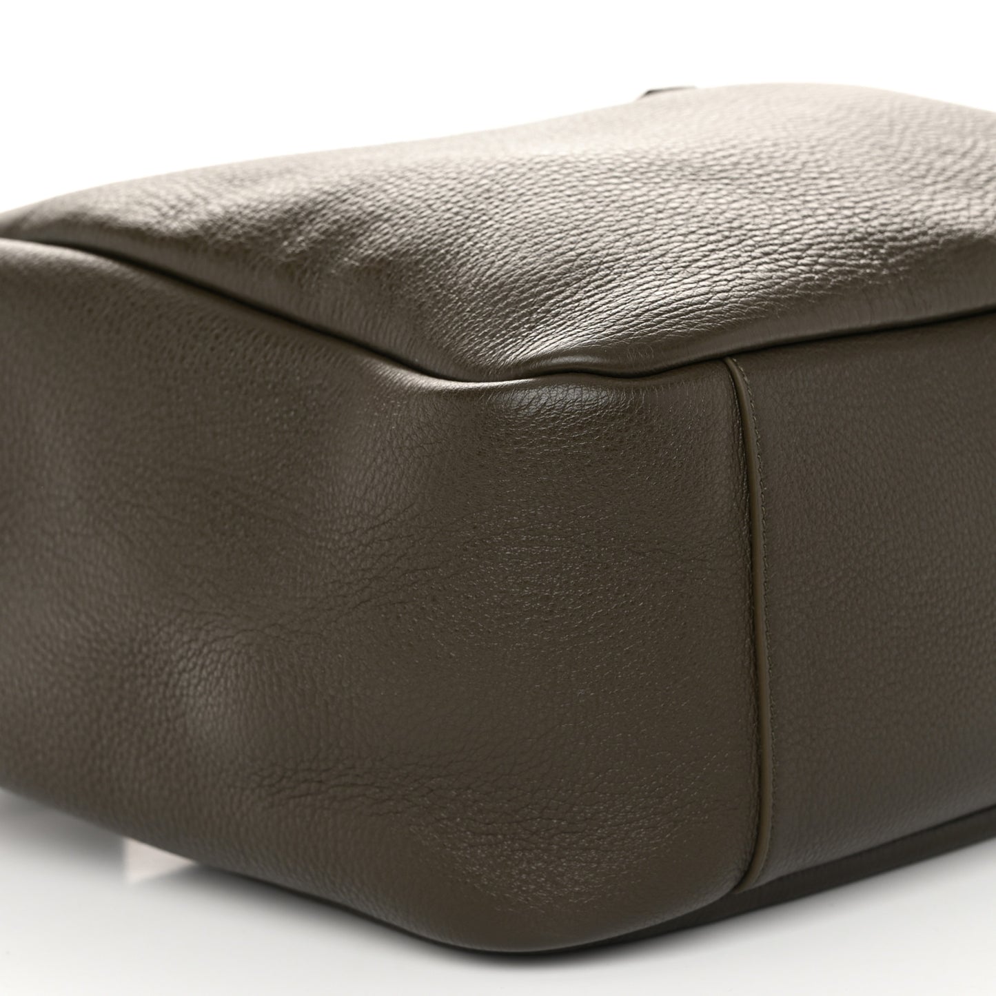 Grained Deerskin Bea Tote Light Musk