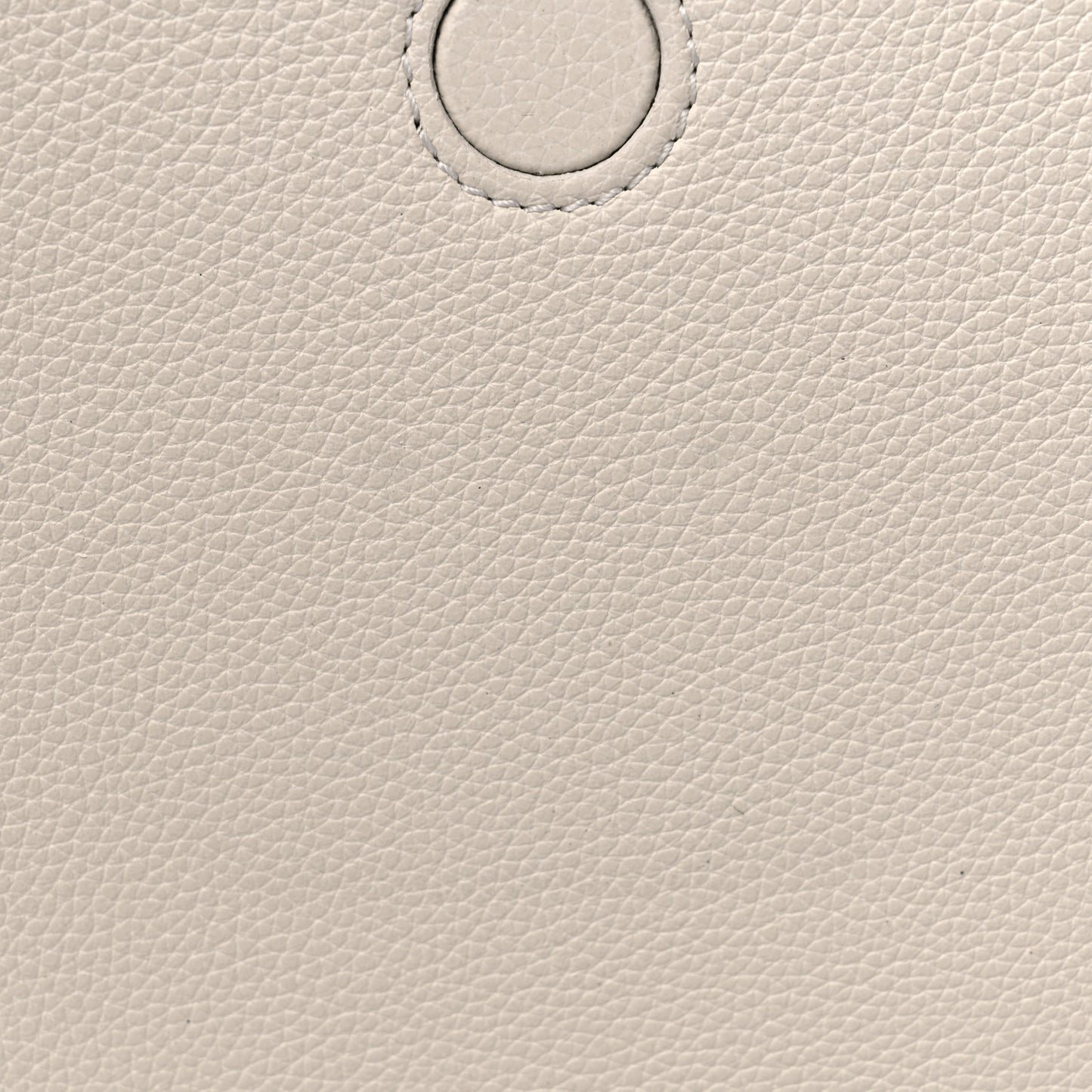 Grained Calfskin T Clasp Tara Crossbody Bag White