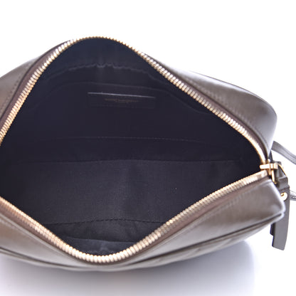 Saint Laurent Calfskin Matelasse Monogram Lou Camera Bag Faggio 5 of 10