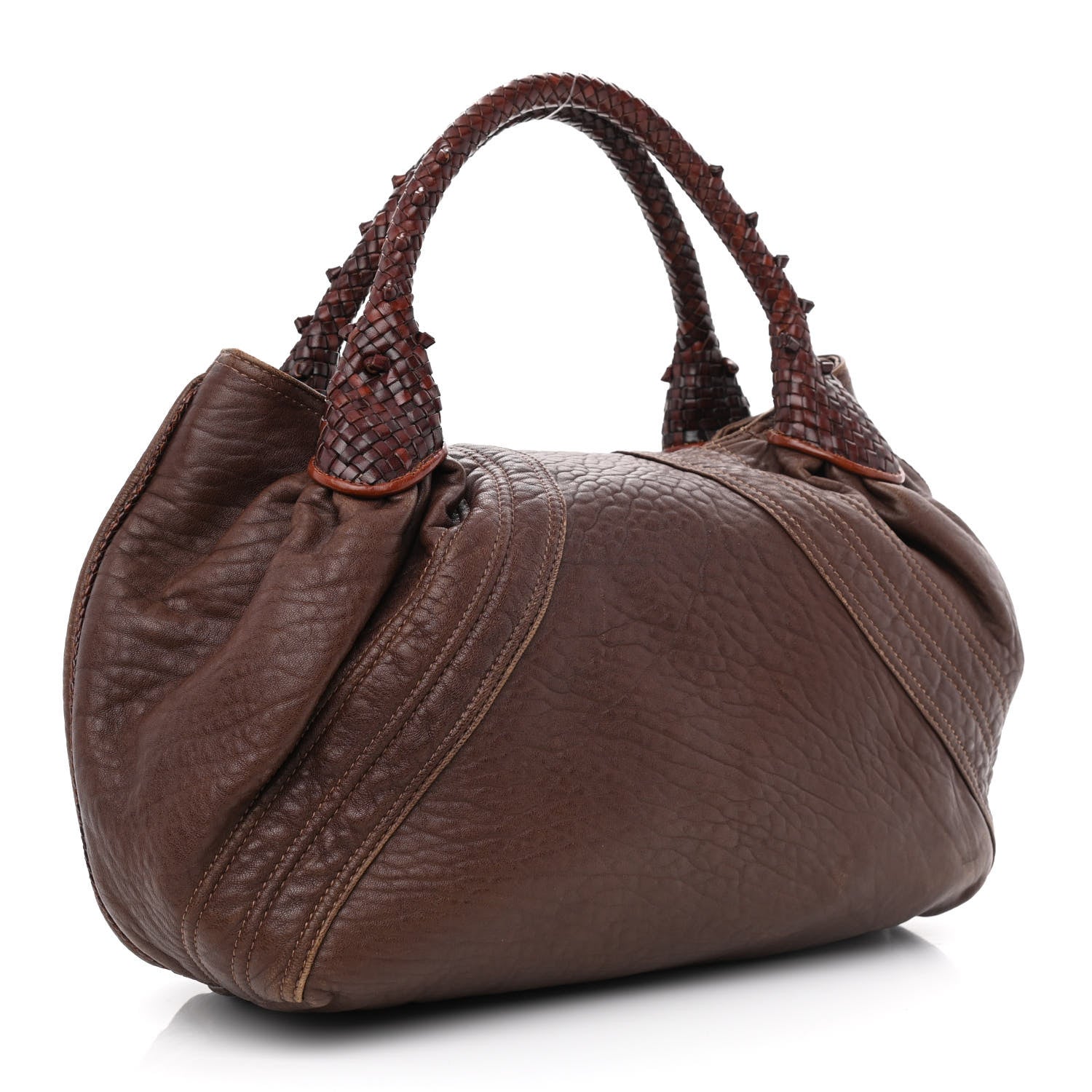 Fendi Nappa Nuvolata Spy Cognac 3 of 12
