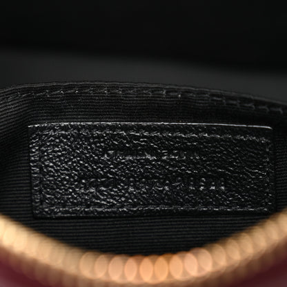 Saint Laurent Lambskin Chevron Quilted Medium Loulou Camera Bag  Rouge Cabernet 7 of 12