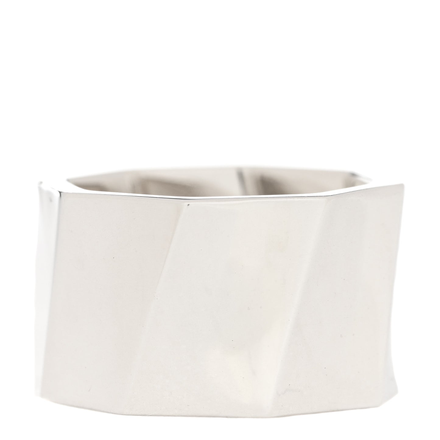 Sterling Silver Frank Gehry Torque Wide Band Ring 50 5.5