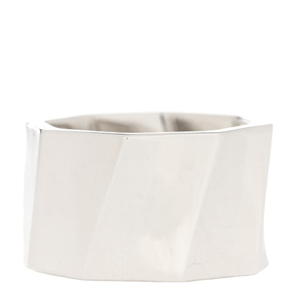 Tiffany Sterling Silver Frank Gehry Torque Wide Band Ring 50 5.5 1 of 4