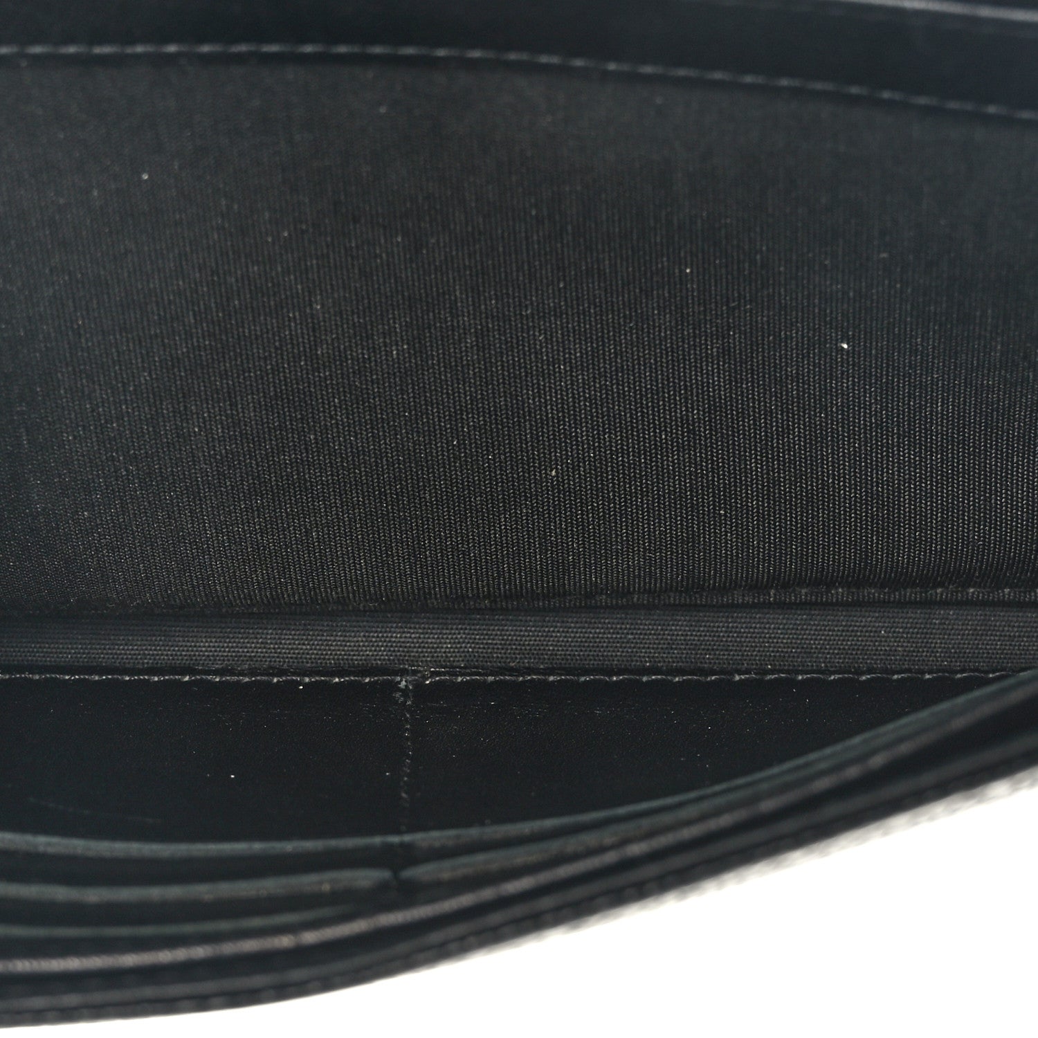 Chanel Caviar Timeless CC Large Gusset Flap Wallet Black 6 of 10