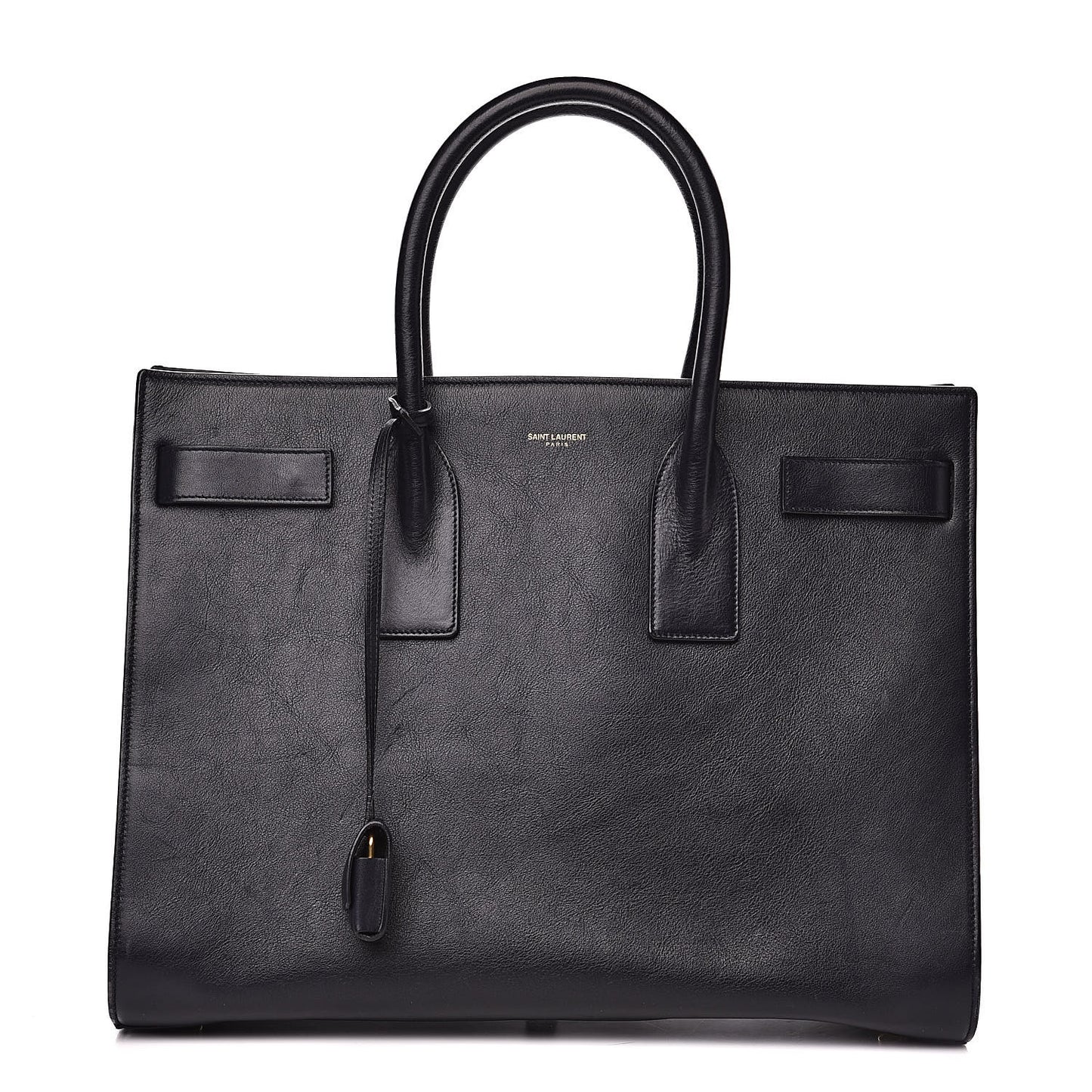 Calfskin Large Sac De Jour Carryall Black