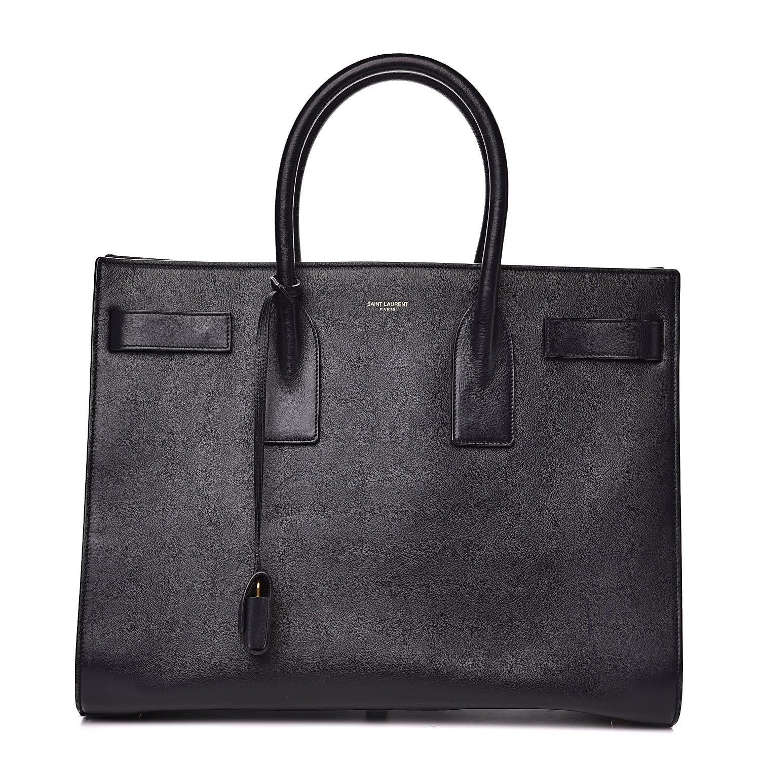 Saint Laurent Calfskin Large Sac De Jour Carryall Black 1 of 20