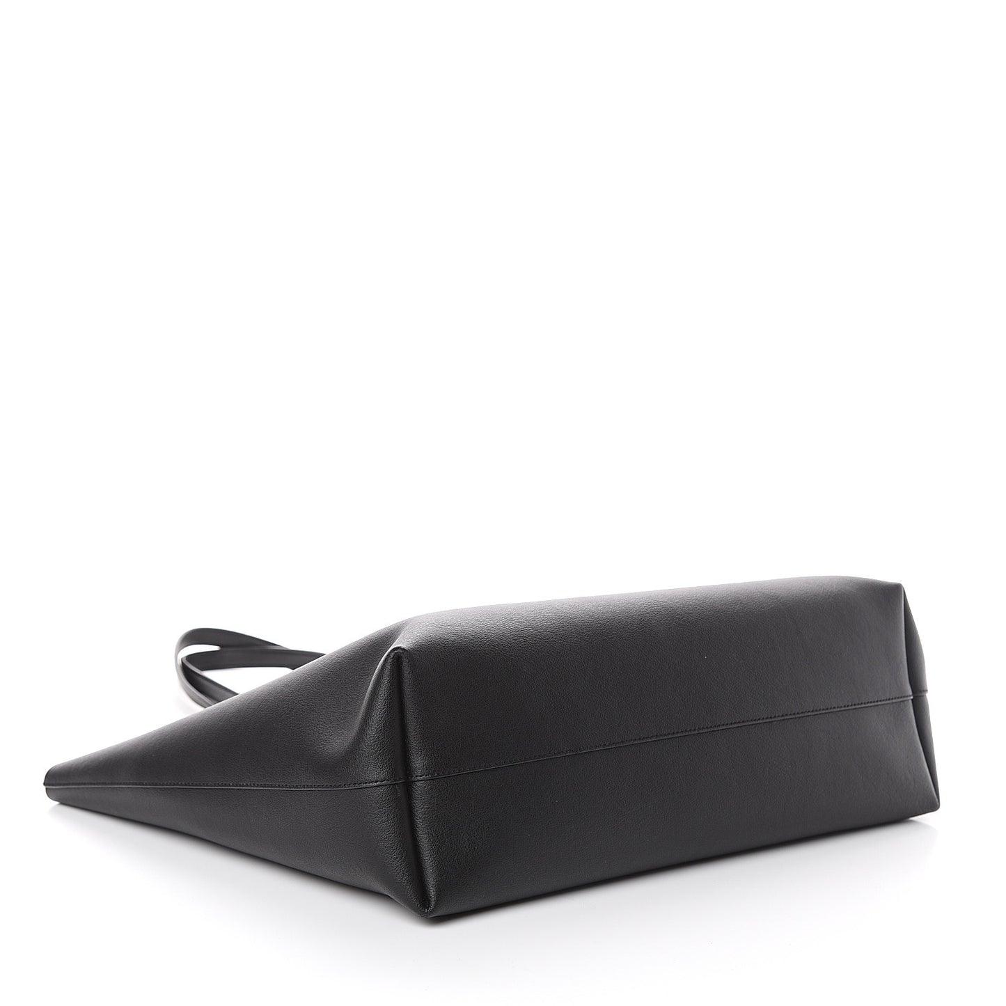 Calfskin Large Shopping Tote Black