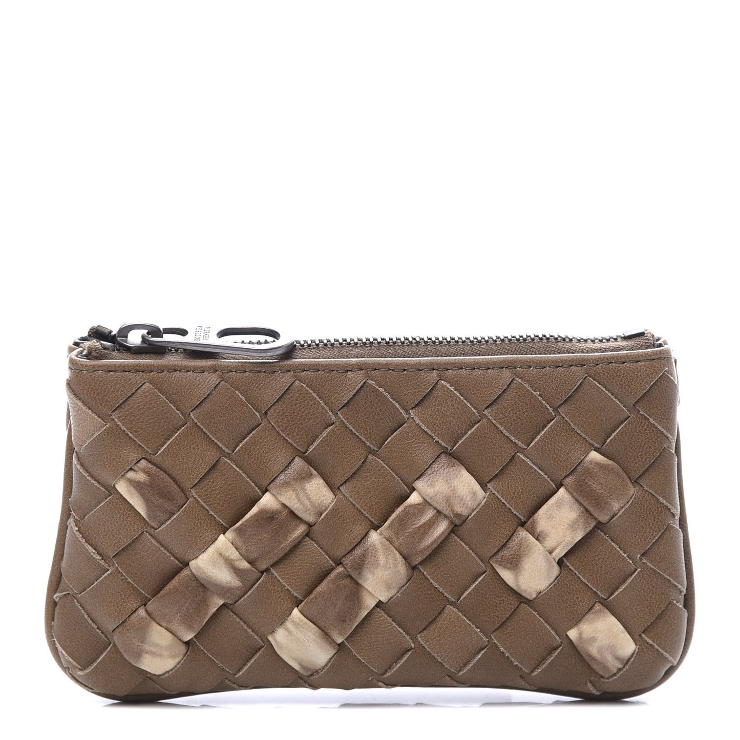 Nappa Intrecciato Key Holder Maple