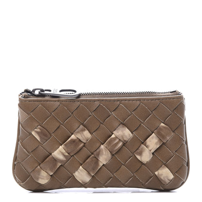 Bottega Veneta Nappa Intrecciato Key Holder Maple 1 of 9