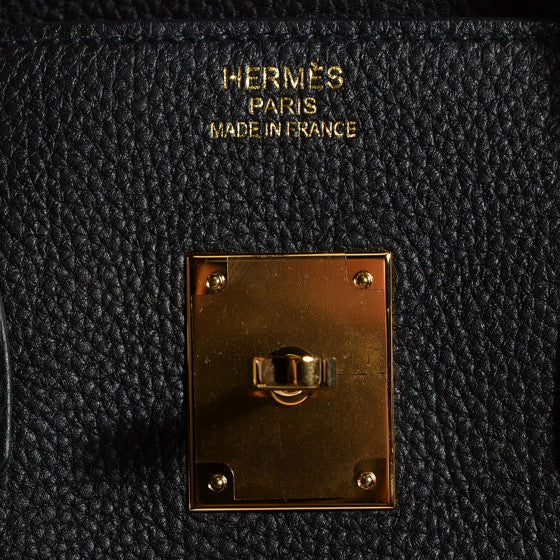 Hermes Togo Birkin 35 Black 12 of 58