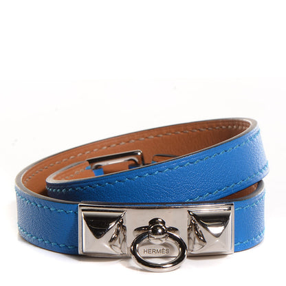 Hermes Swift Rivale Double Tour S Bleu Cobalt 1 of 9