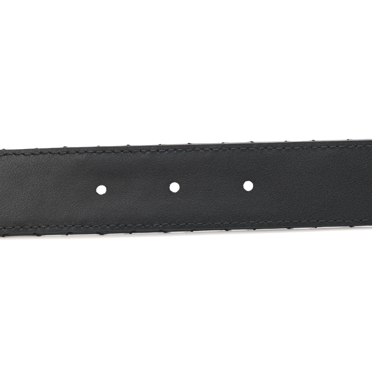 Gucci Calfskin Trapuntata Zumi 30mm Belt 85 34 Black 3 of 6