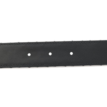Gucci Calfskin Trapuntata Zumi 30mm Belt 85 34 Black 3 of 6