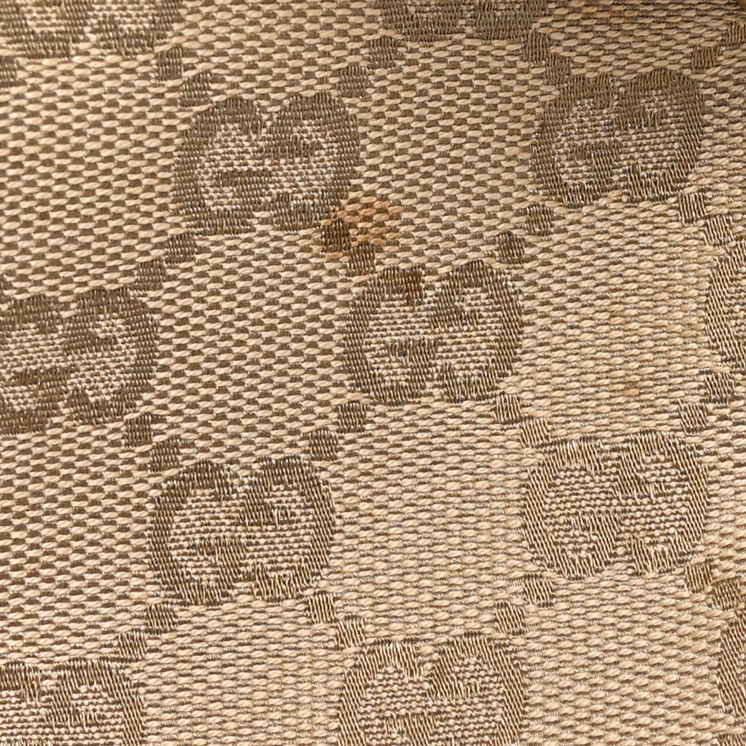 Gucci GG Monogram Web Double Pocket Belt Bag Gold Pink 13 of 14