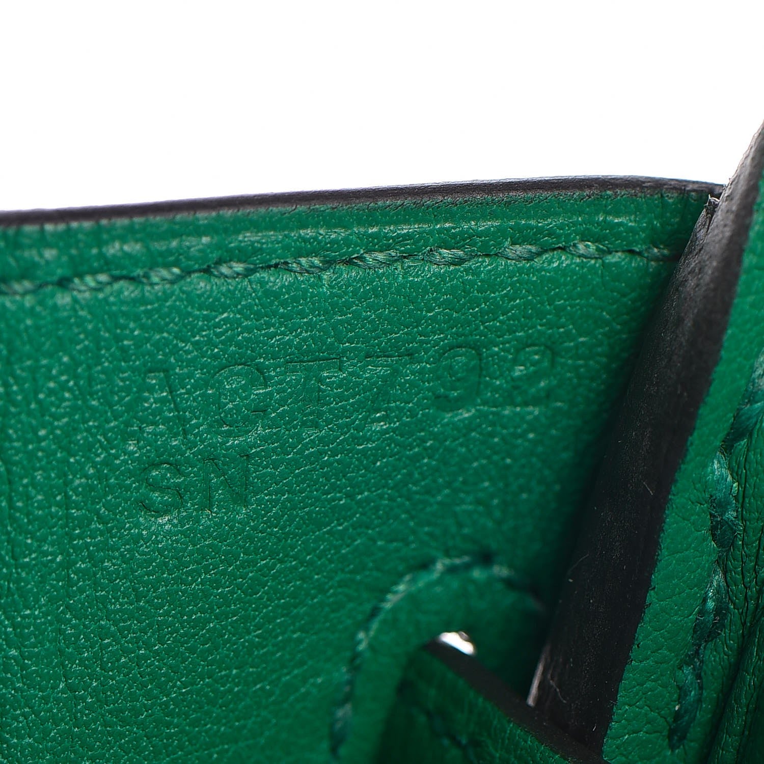 Hermes Swift Birkin 25 Vert Vertigo 9 of 40