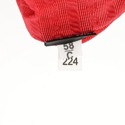 Prada Saffiano Tessuto Nylon Mini Bucket Crossbody Bag Rosso 11 of 11