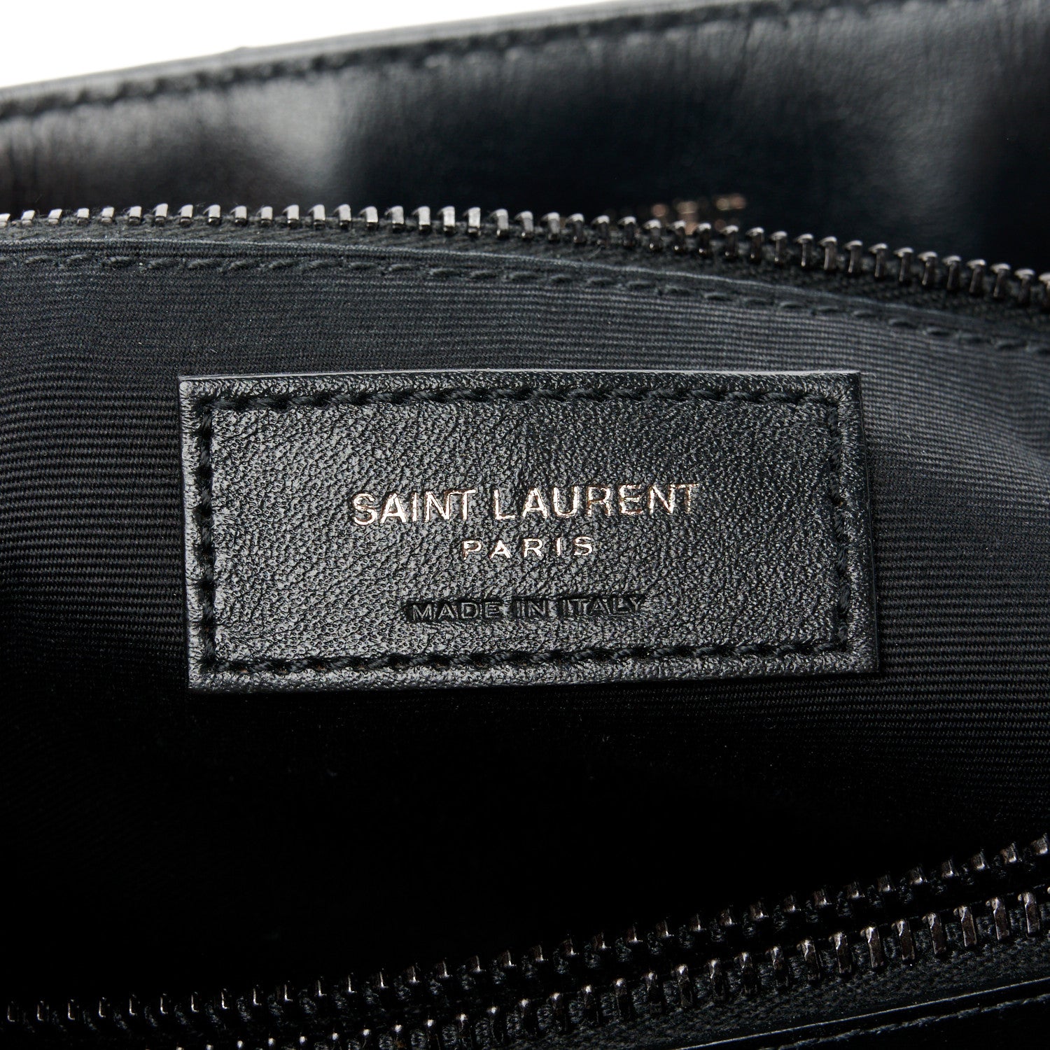 Saint Laurent Calfskin Y Quilted Monogram Monochrome Large Loulou Chain Satchel Black 7 of 13