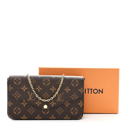 Louis Vuitton Monogram Pochette Felicie Chain Wallet Fuchsia 13 of 13