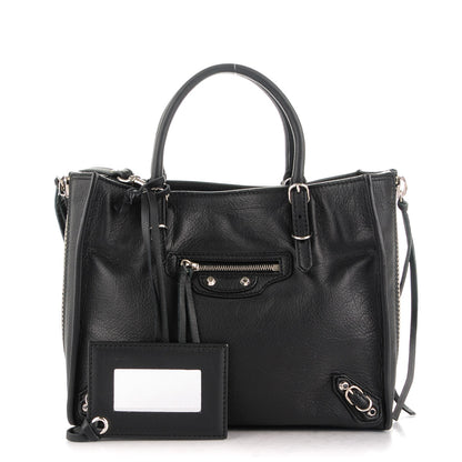 Balenciaga Calfskin Papier Mini A4 Tote Black 1 of 7