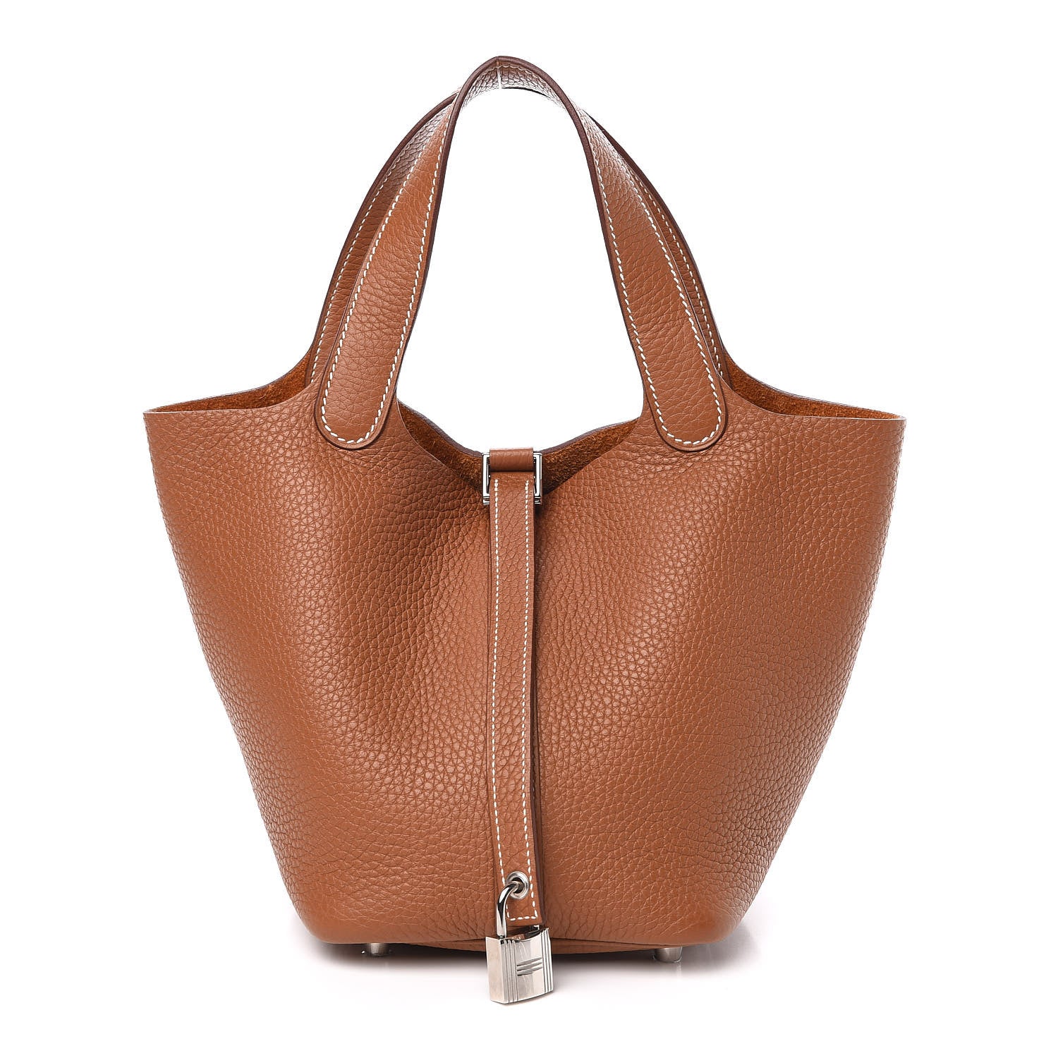 Hermes Taurillon Clemence Picotin Lock 18 PM Gold 1 of 10