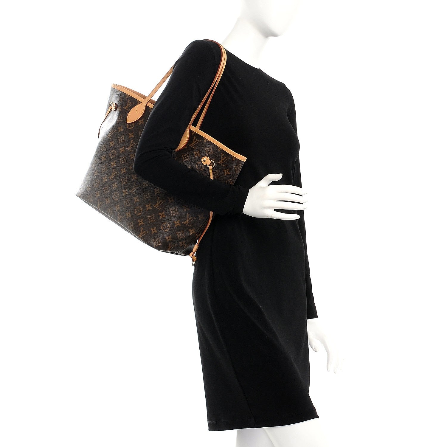 Louis Vuitton Monogram Neo Neverfull MM Rose Ballerine 2 of 9