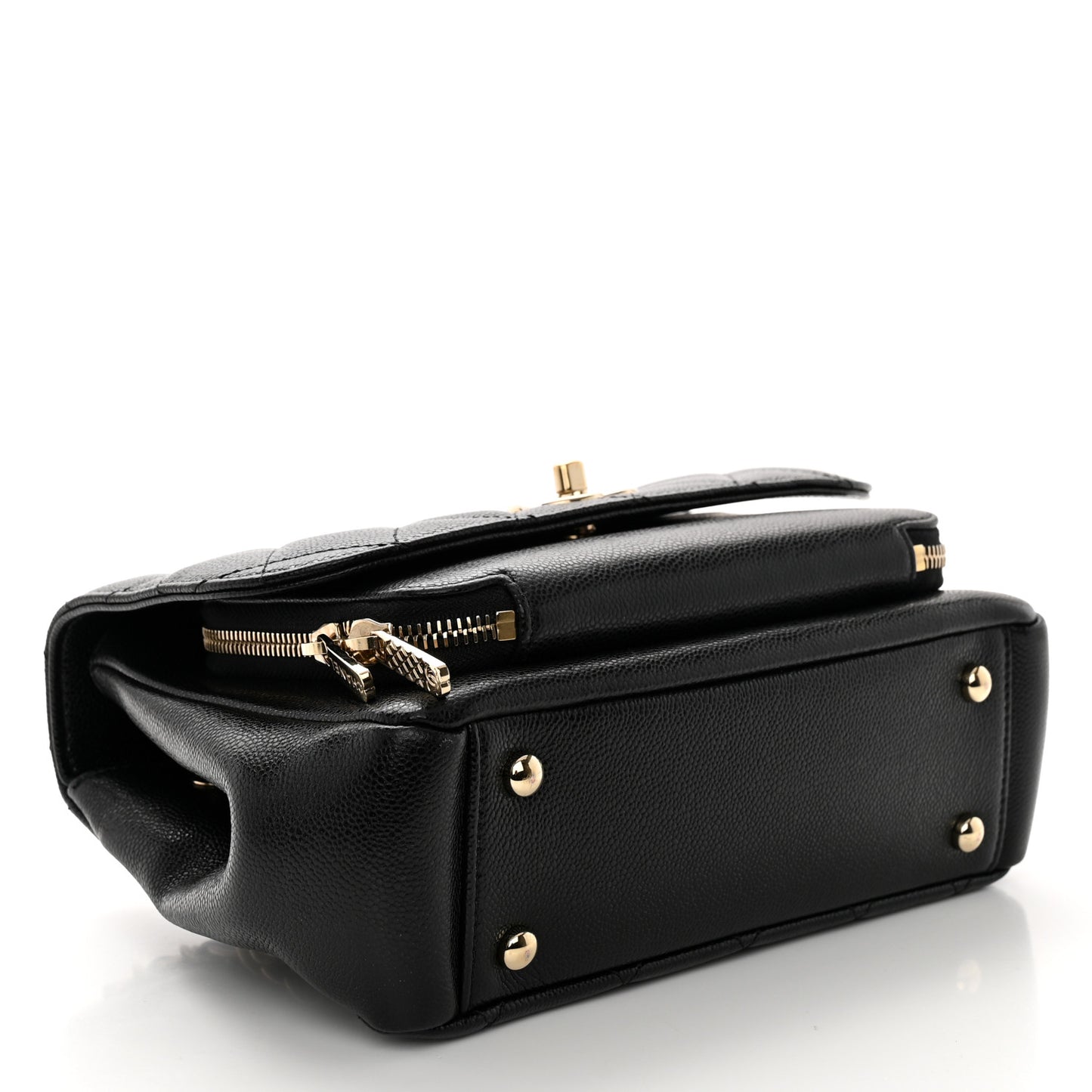 Caviar Quilted Medium Business Affinity Flap Black