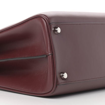 Gucci Smooth Calfskin Medium Zumi Top Handle Bag Vintage Bordeaux 9 of 10