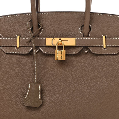 Hermes Togo Birkin 30 Etoupe 8 of 12