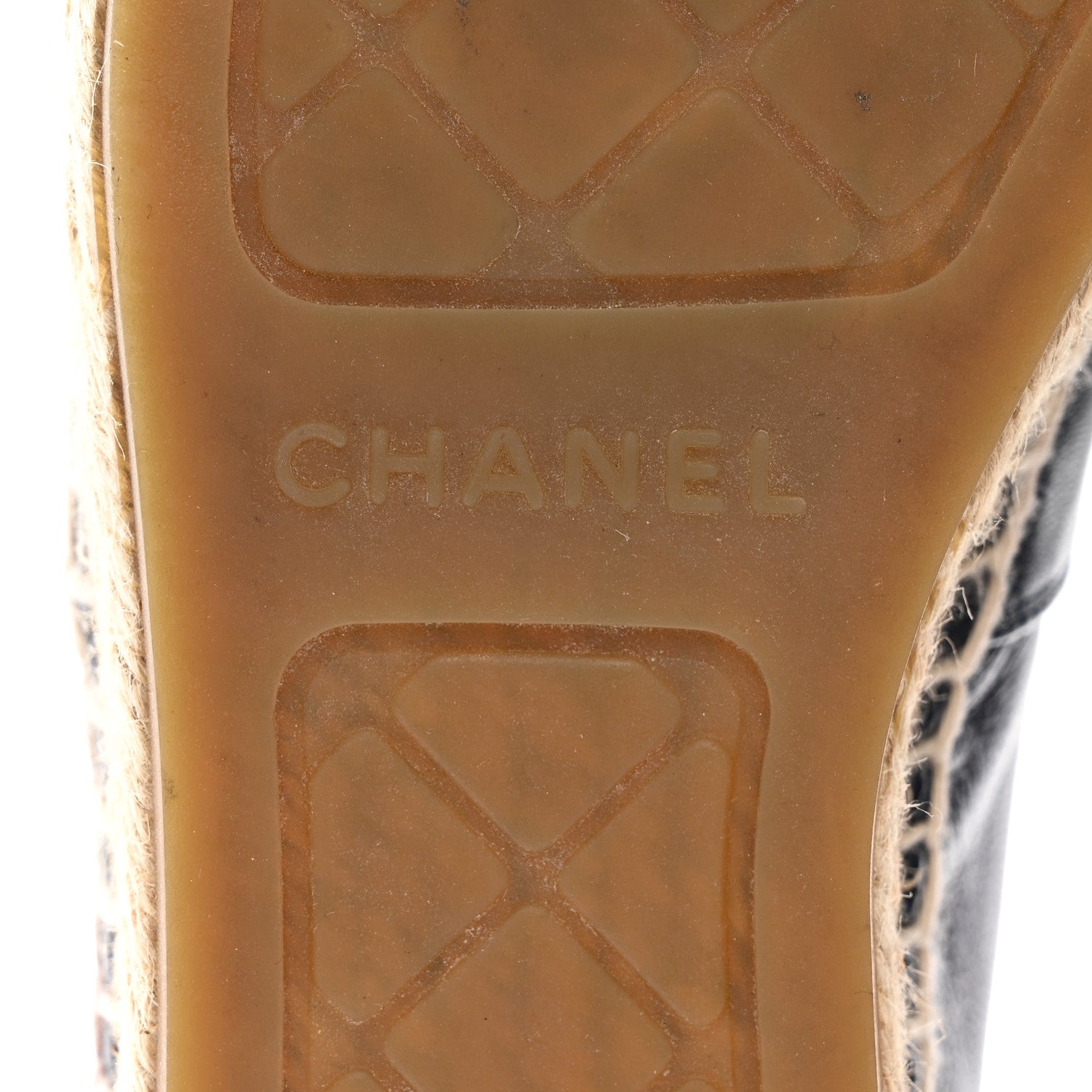 Chanel Lambskin CC Espadrilles 37 Navy Fuchsia Black 8 of 9