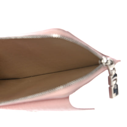 Givenchy Calfskin Embossed 4G Zip Card Holder Blush Pink 5 of 10