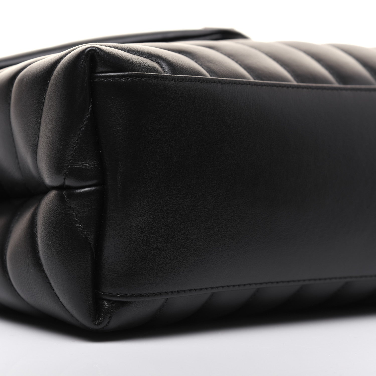 Saint Laurent Calfskin Y Quilted Monogram Medium Loulou Chain Satchel Black 6 of 17