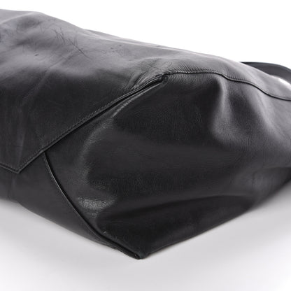 Celine Lambskin Horizontal Cabas Black 10 of 16